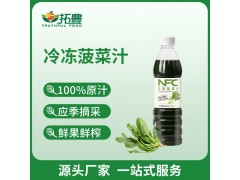 冷凍菠菜汁100%鮮榨果蔬